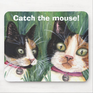 Fangen Sie die Maus Mousepad