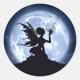 Fangen Sie einen abfallenden Star-Aufkleber Runder Aufkleber