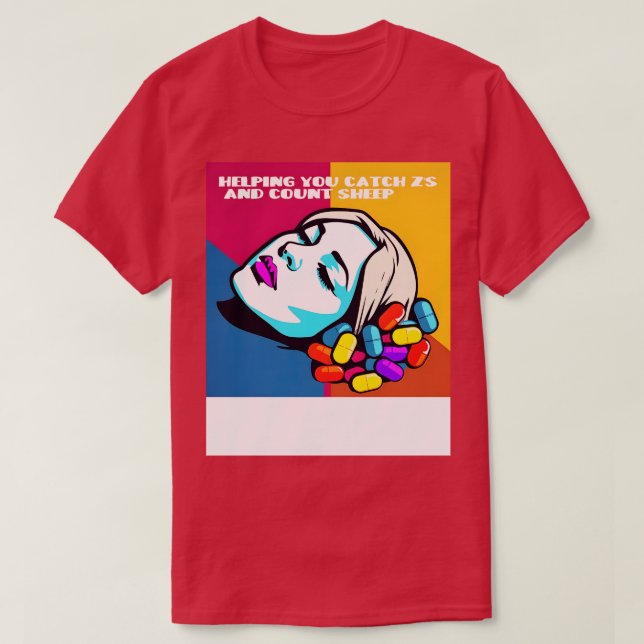 Fangen von Zs und Zählen von Schafen TShirt (Design vorne)