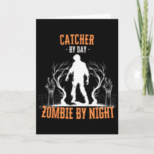 Fänger bei Tag Zombie bei Nacht Halloween Verkauf Karte