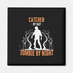 Fänger bei Tag Zombie bei Nacht Halloween Verkauf Magnet