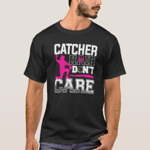 Fänger Haar Egal Baseball Spieler Trainer T-Shirt