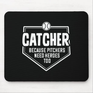 Fänger, weil Pitcher auch Helden brauchen Too Soft Mousepad