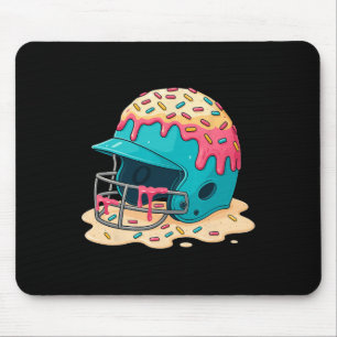 Fanghelm mit Gesichtsmaske verkaufen Eiscreme trop Mousepad