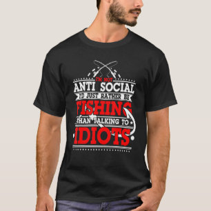 Fangidee für Menschen, die Liebe zum Fischen haben T-Shirt