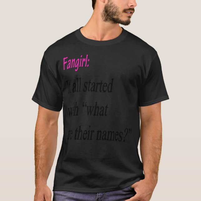 Fangirl Origins T-Shirt (Vorderseite)