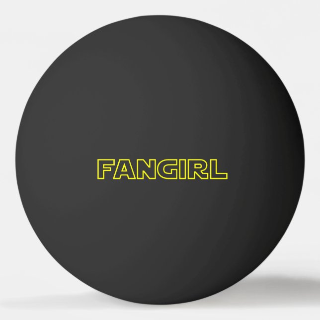FANGIRL TISCHTENNISBALL (Vorderseite)
