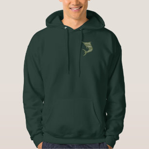 Fangmotivation Seeteufel Schwertfisch Hoodie