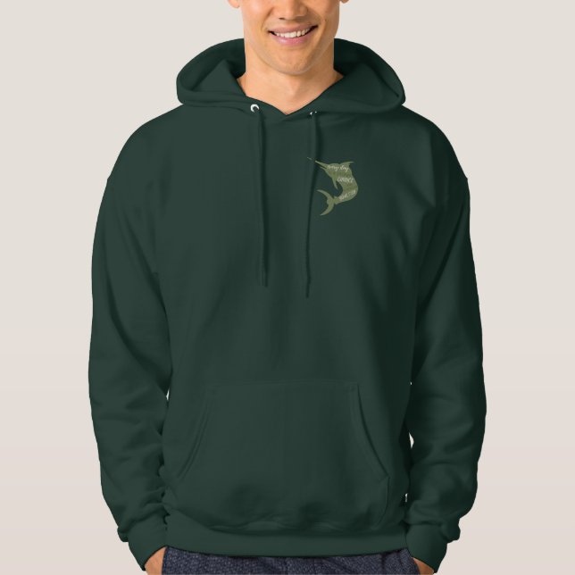Fangmotivation | Seeteufel | Schwertfisch Hoodie (Vorderseite)