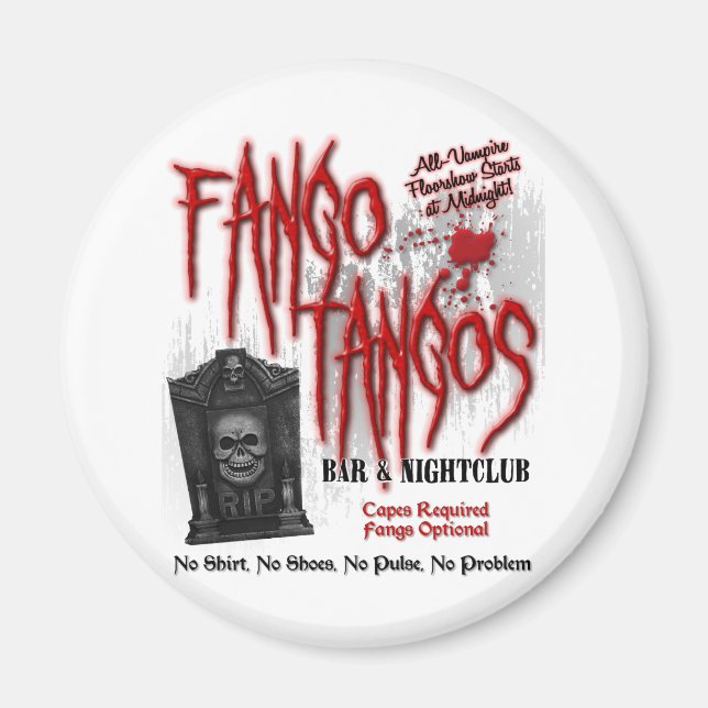 Fango Tangos Vampire Nightclub Magnet (Vorne)