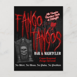 Fango Tangos Vampire Nightclub Postkarte