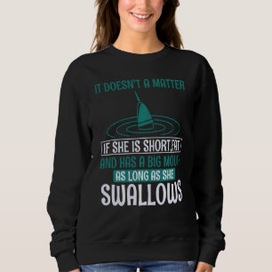 Fangroden Redewendungen Fischen Schweden Sweatshirt