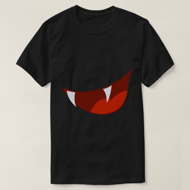 Fangs Halloween Tshirt (Design vorne)
