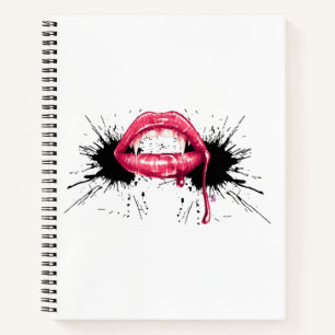 Fangs Splash Notizbuch
