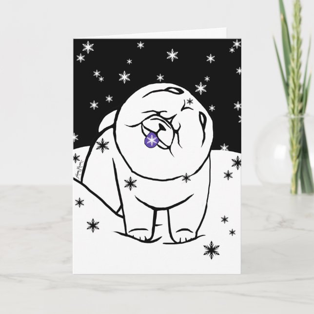 FANGSPIRIT DER SAISON-Karten Feiertagskarte (Vorderseite)