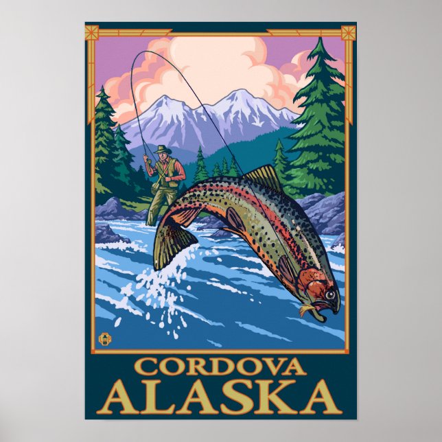 Fangszene - Cordova, Alaska Poster (Vorne)
