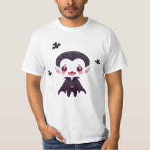 Fangtastisch Niedlicher Halloween-Vampir-T - Shirt