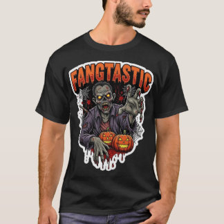 Fangtastische Zombie-Jackolanterns gruselig T-Shirt