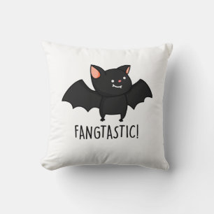 Fangtastischer lustiger Halloween-Wortwitz Kissen