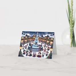 Fangtastisches Weihnachten Karte
