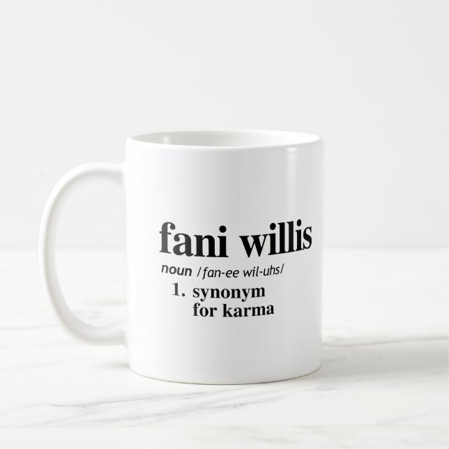 Fani Willis Definition Kaffeetasse (Links)