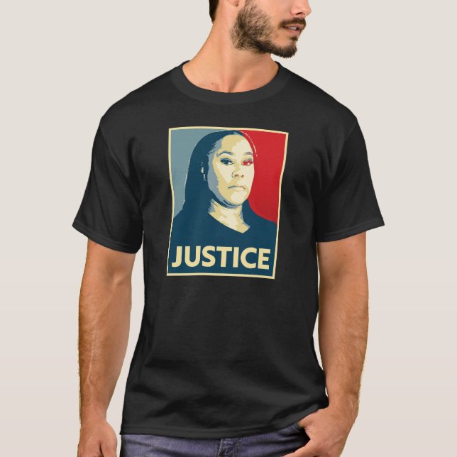 Fani Willis Justice T-Shirt (Vorderseite)