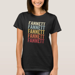 Fannett Pennsylvania Fannett PA Retro Vintager Tex T-Shirt