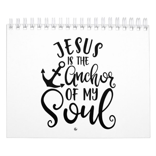 Fanny Christliches Design Jesus ist der Anker mein Kalender (Titelbild)