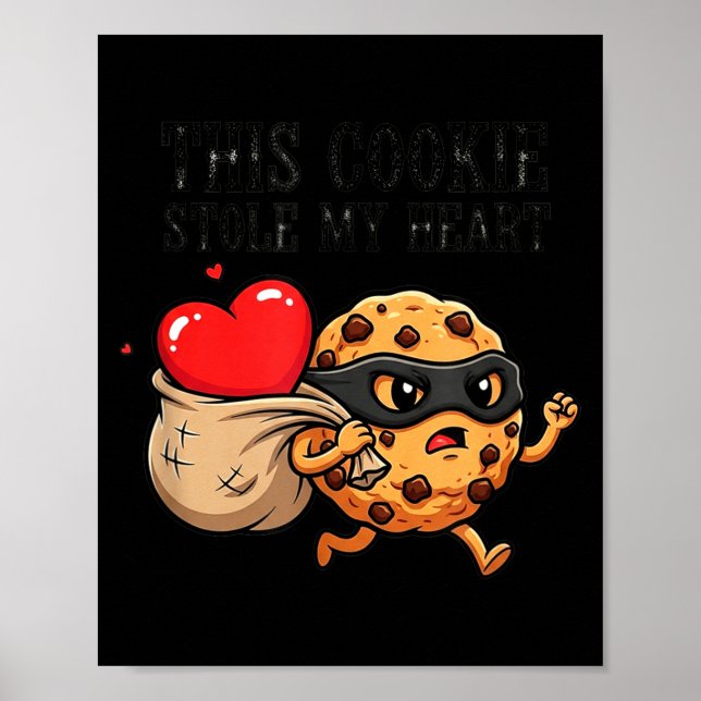 Fanny Cookie Day National Chocolate Chip Designer  Poster (Vorne)