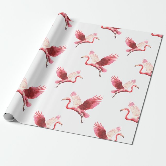 Fanny Flamingo Geschenkpackung Geschenkpapier (Ungerollt)