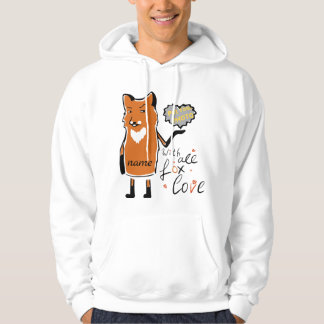 Fanny Fox Liebhaber mit allen Lieben Costum Name-F Hoodie
