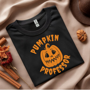 Fanny Kürkin Professor Orangentypografie T-Shirt