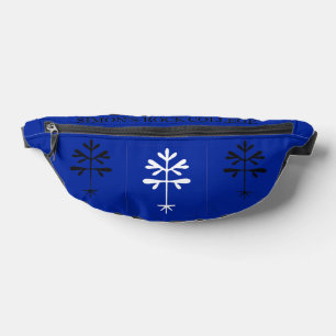 Fanny Pack in Blau mit Schwarz & Weiß SR Saplings Bauchtasche