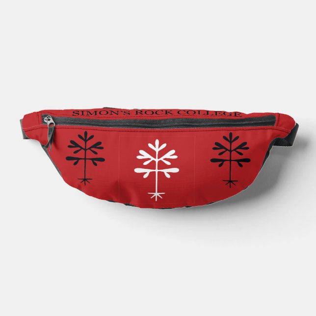 Fanny Pack in Rot mit Schwarzweiß SR Saplings Bauchtasche (Ablage )