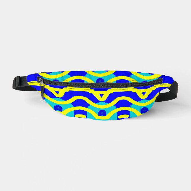 Fanny Pack, Multicolor Classic-nahtloses Design Bauchtasche (Vorderseite)