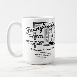 Fanny's Restaurant, Evanston, IL Kaffeetasse