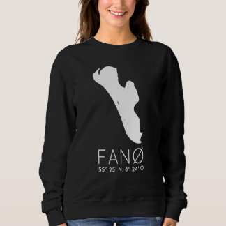 Fanø Denmark Island Fanö koordiniert die Silhouett Sweatshirt