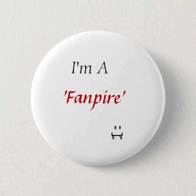 "fanpire" - Vampir Button (Vorderseite)