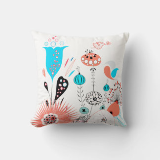 Fanrasy-Blume und Birdie-Pillow Kissen