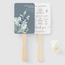 Fans des Programms "Dusty Blue Watercolor Floral"