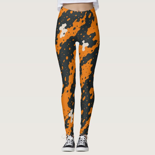 Fanta Black  Leggings (Vorderseite)