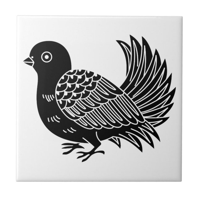 Fantail Fliese (Vorderseite)