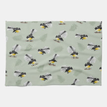 Fantail NZ Indianervögel Muster