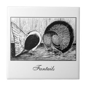 Fantail Pair Fliese