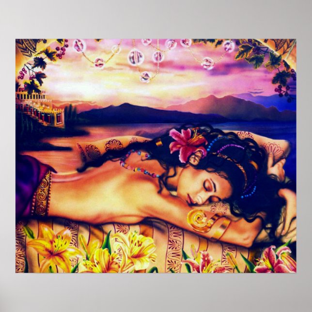 Fantasia (Ariadne) von Lisa Iris Poster (Vorne)