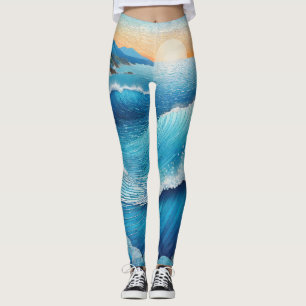 Fantasia Waters Seascape Leggings