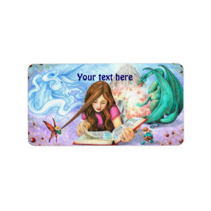 Fantasie Adressaufkleber