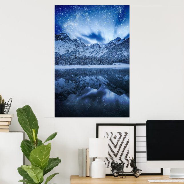 Fantasie am Bergsee Poster (Heimbüro)