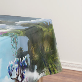 Fantasie Andere Welten in den Wolken Tischdecke