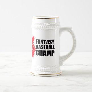 Fantasie-Baseball-Champion Bierglas